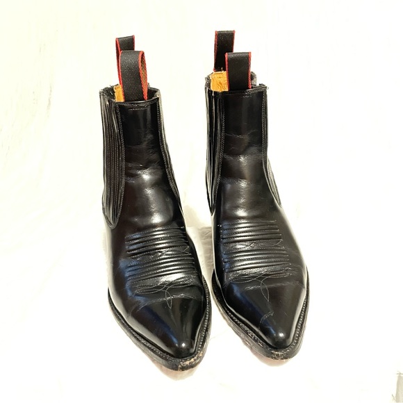 Vintage Cowboy Ankle Boots Very Good Condition - Picture 4 of 5